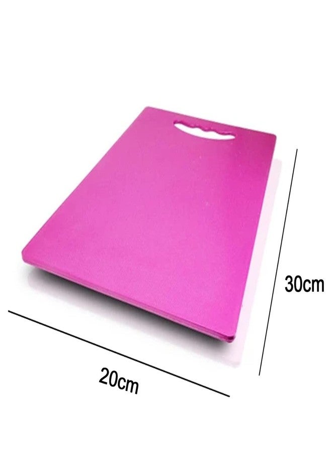 Garth Chopping Board Cutting Board Vegetable Fruits Chopping Board for Kitchen Plastic Food Cutting Block Mat Tool with Hang Hole | Pack of 1 - Image 4